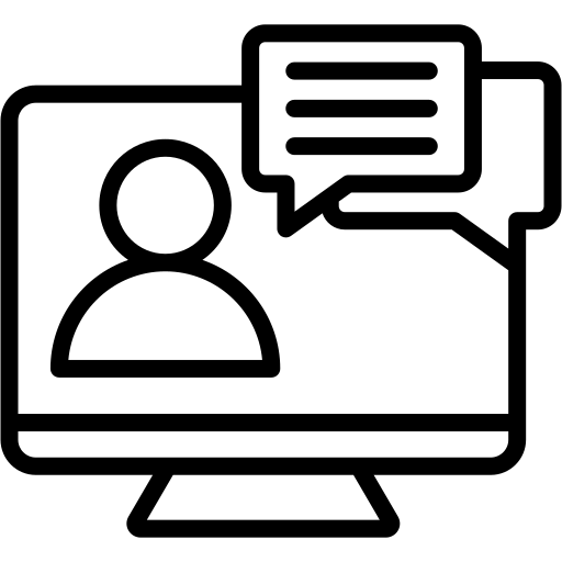 Icon eines Monitors
