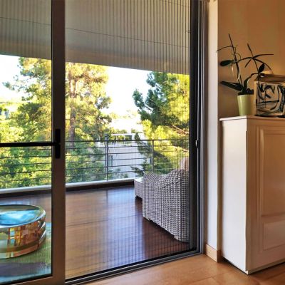 Insetto Insektenschutz-Plissee | für XXL-Türen | 28 mm Platzbedarf