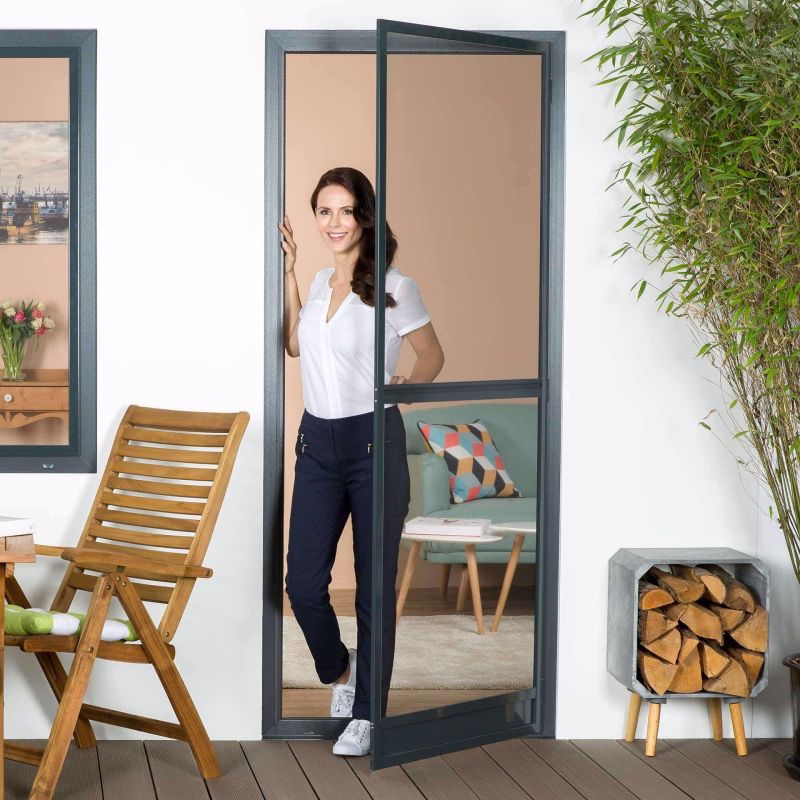 LeuTec GmbH Fliegengitter Drehtür - ohne Rahmen DT10/2