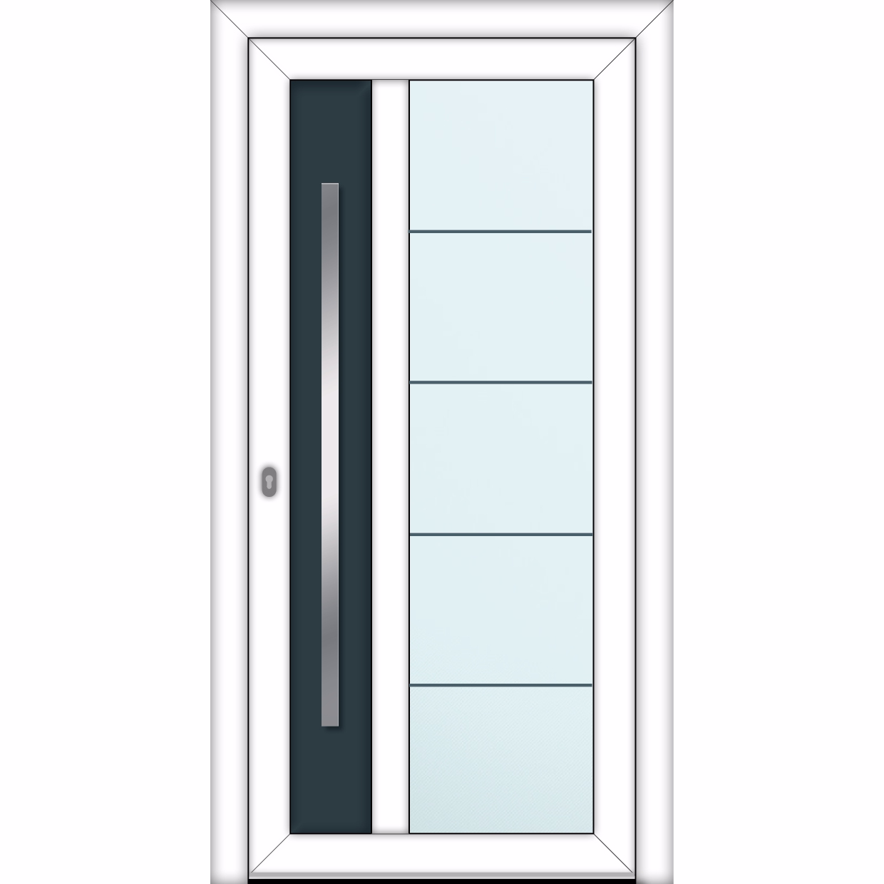 Jechnerer GmbH Premium Kunststoff-Haustür | Modell 26-01