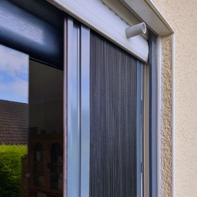 Insetto Insektenschutz-Plissee | für Türen | nur 13 mm Tiefe