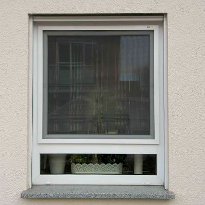 Fliegengitterrahmen weiß - Frontalansicht