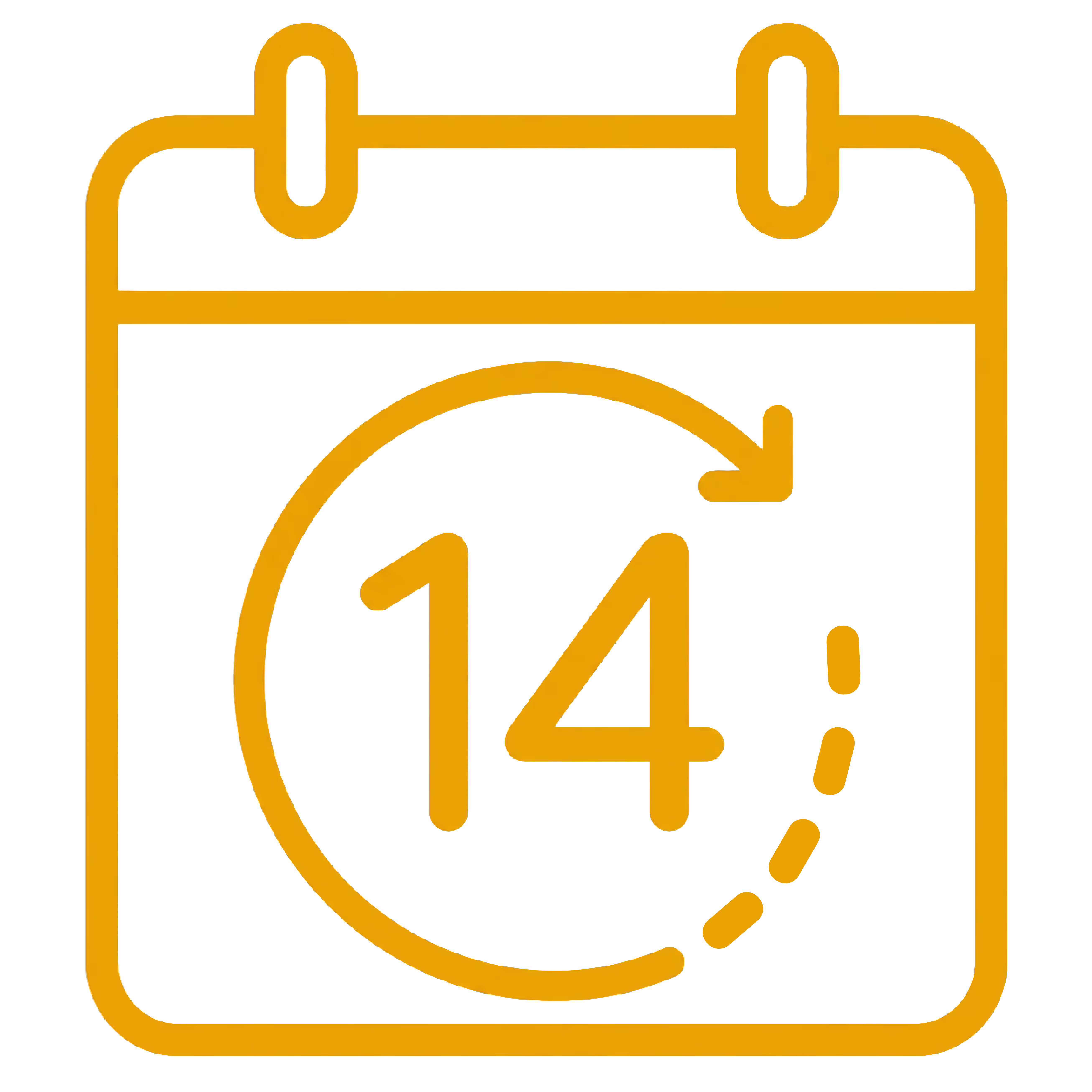 14 Tage Zeit