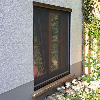 Fliegengitterrollo bodentief