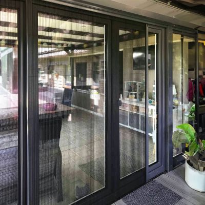 Insetto Fliegengitter-Plissee | für Türen | 18 mm schlank