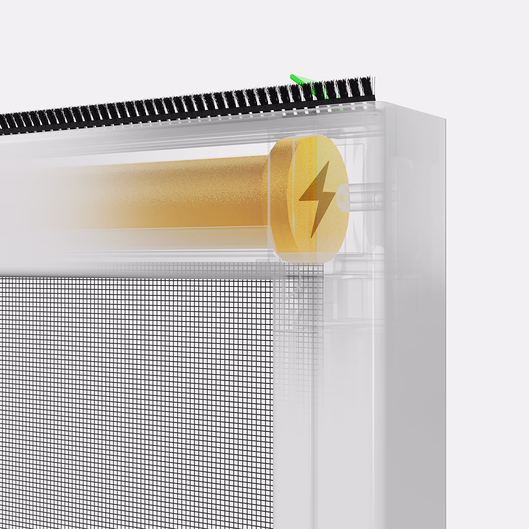 Insetto GmbH Elektrisches Fliegengitter-Rollo für Balkon & Fenster