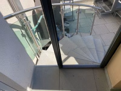Insektenschutzrollo für Terrassenaufgang
